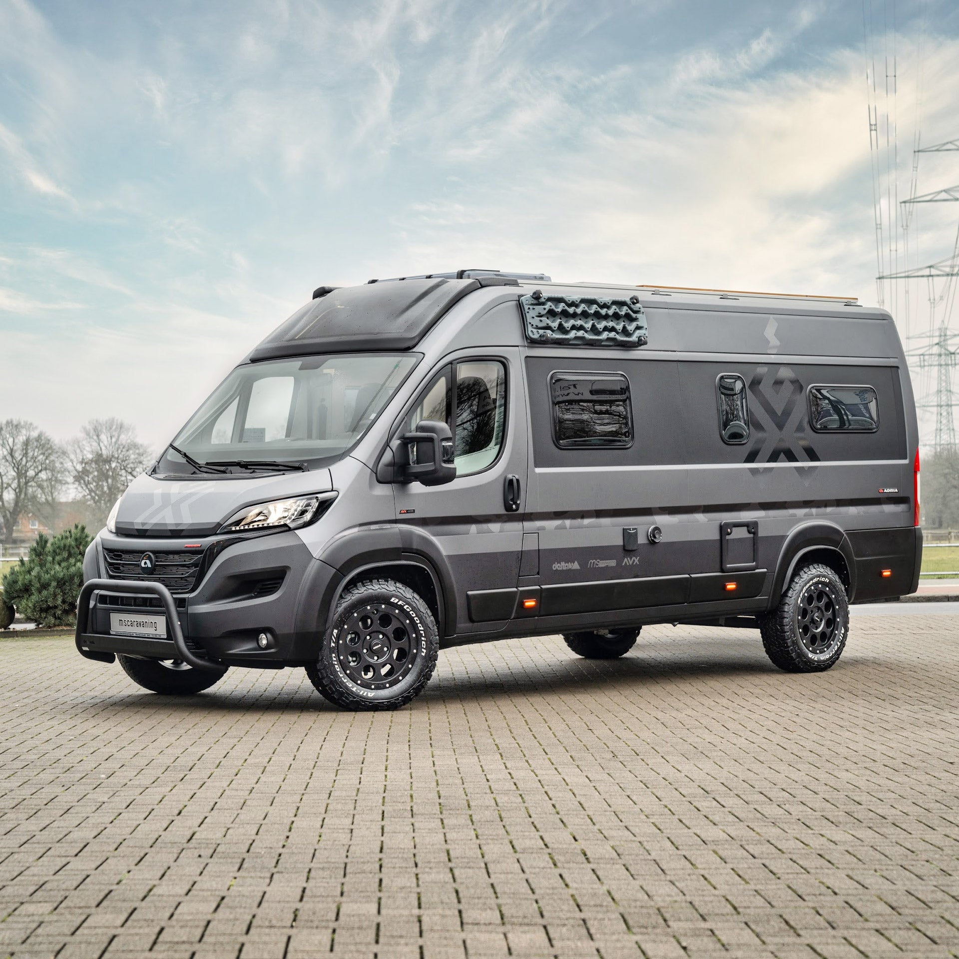 Delta Blackline Frontbügel/ Bullenfänger Schwarzmatt - Zweidreitage